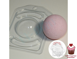 Форма пластик Полусфера D 6см