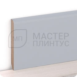 Плинтус МДФ в ламинированной пленке TeckWood 80х10мм. Серый