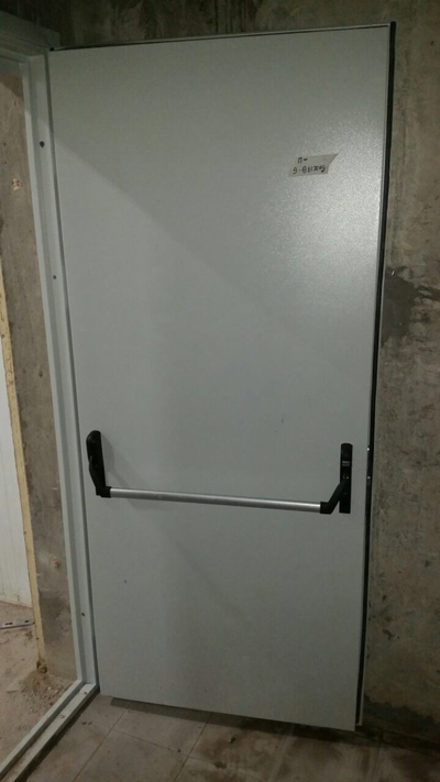 дверь противопожарная ДПМ-01/60 с системой антипаника 2100*900 - 1,4 мм