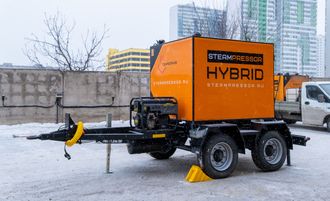 Мобильный  дизельный парогенератор STEAMPRESSOR HYBRID