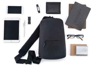 xiaomi mi city sling bag dark grey