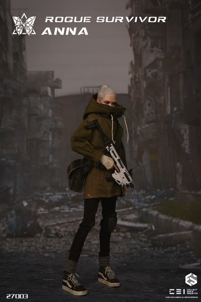 Бродяга Анна - Коллекционная ФИГУРКА 1/6 Rogue Survivor Anna (27003) - CBI x Easy&Simple