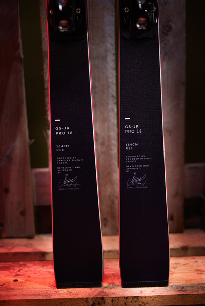 Юниорские  для слалома гиганта Van Deer GS-JR PRO 18 Длина 164cm Радиус 18м + крепления SPX11