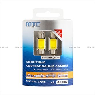 Салонные лампы LED C5W COB 4500K COB45C5W