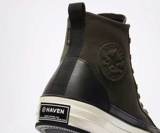 Кеды Converse x Haven Chuck Taylor 70 Gore Tex зеленые высокие