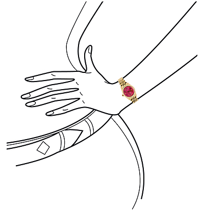 Часы женские Michael Kors с розовым циферблатом золотые