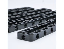 !АНАЛОГ! Technic, Liftarm, Modified Frame Thick 3 x 19 Open Center, Black (67491 / 6377025) / 4 шт.