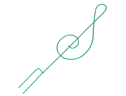 шпалера для комнатных растений "Скрипичный ключ"