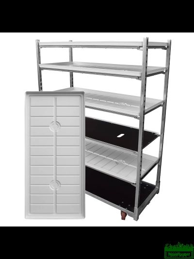 Гидропонный поддон с канавками 1250x550x50 ИЗ ПЛАСТИКА  4 ШТ.в комплекте