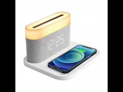 Ночник с часами Xiaomi Youpin VFZ для беспроводной зарядки C-WCLL-C01 White