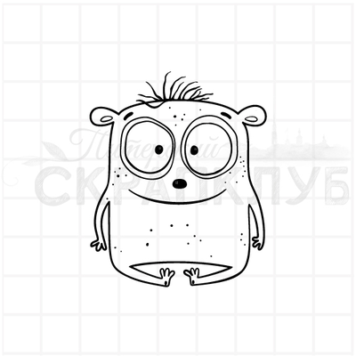 ФП штамп "Домашний монстр"