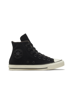 Кожаные кеды Converse Chuck Taylor All Star черные высокие 569399C фото