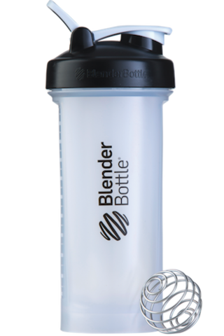 Blender Bottle Pro45 Full Color 1330 мл. Большой Шейкер, черный прозрачный
