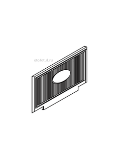 Задняя стенка внутренняя для топки Jotul i18