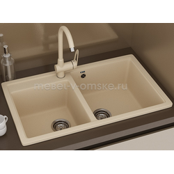 ШММ200 Мойка врезная "U-200". Размер: 840х485.