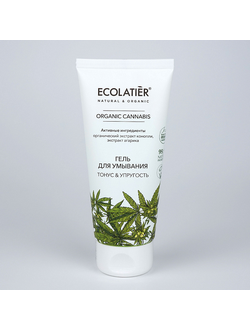 Гель для лица очищающий ORGANIC CANNABIS ECOLATIER