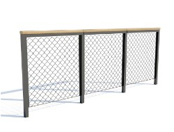 Ограждение «Сеть» высокое