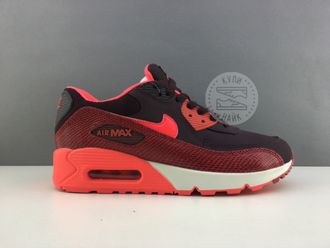 Nike Air Max 90 Бордовые с красным (39) Арт. 083M