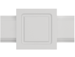 Декоративный элемент для стыковки наличников (молдингов) для дверей и любых прямоугольных проёмов