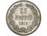 25 пенни. Россия для Финляндии, 1916 год