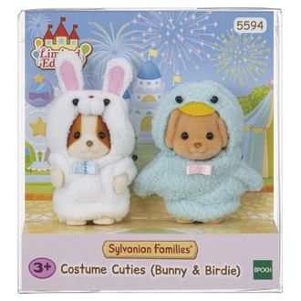 Sylvanian Families Малыши в костюмчиках Кролик и Птичка, 5594