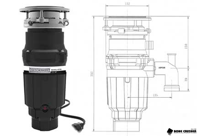 Измельчитель пищевых отходов Bone Crusher BC 610