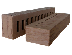 Кирпич коричневый rock 0.75 нф ригельный Красная гвардия