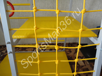 Сетка для лазания на ДСК раннего развития PLASTEP ТЕРЕМОК 170 с площадкой металл. Солнышко.