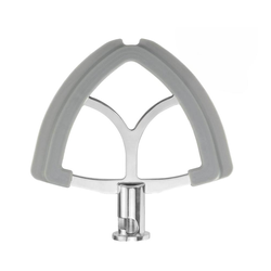 Лопатка-мешалка из нержавеющей стали с гибкими силиконовыми ребрами K45SS2W для 5KSM125, 5KSM150, 5KSM175, 5KSM185