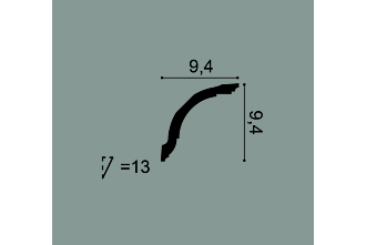 Карниз гибкий CX127F - 9,4*9,4*200см