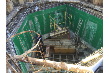 Recovery of sewer discharge chamber