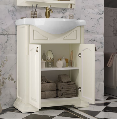 Мебель для ванной Opadiris Риспекто 65 слоновая кость