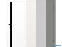 Дверь Оптима Порте экошпон Неаполь 211 c ПВХ/алюминиевой кромкой купить в Челябинске | КВИРТЕК