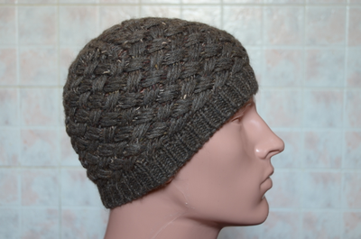 мужская шапка плетенка зима 2016 - 2017