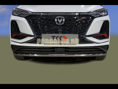 Защита передняя нижняя 42,4 мм ТСС для Changan CS75 plus 2WD 1.5T 2023-