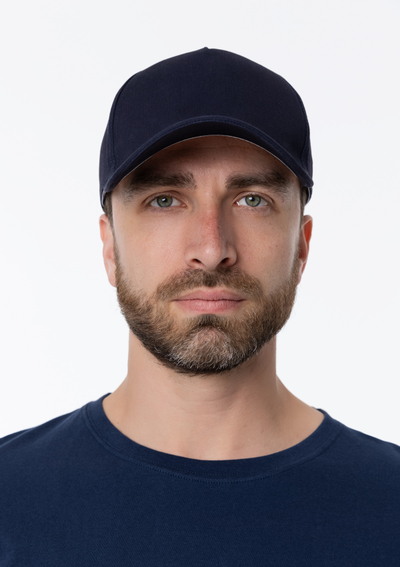 Бейсболка А12 5 клиньев хлопок 260, метзастёжка