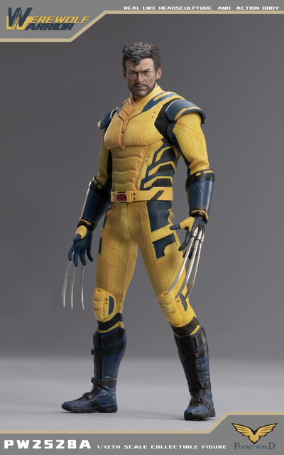 ПРЕДЗАКАЗ - Росомаха, Логан ("Дэдпул и Росомаха") - Коллекционная фигурка 1/12 SCALE Werewolf Warrior Regular version (PW2528A) - PWTOYS ?ЦЕНА: 14600 РУБ.?
