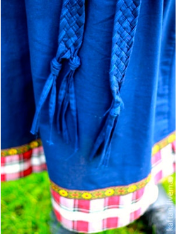 Русская народная женская рубаха "Мезенская"