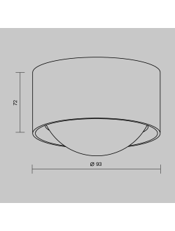 Потолочный светильник Lumina, O498CL-L15B3K