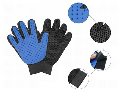 Перчатка-рукавица для вычесывания шерсти