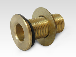 отвод из бака в сборе 1 1/4" (Ду32) латуный