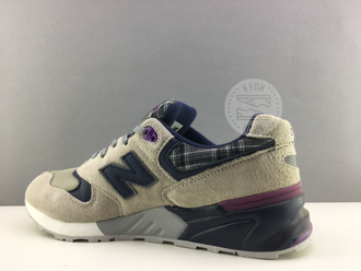 New Balance 999 Бежевые с синим (41-44) Арт.097FA