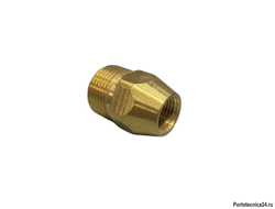 Переходник штуцер 22x1,5 ; гайка 1/4 ( конус)