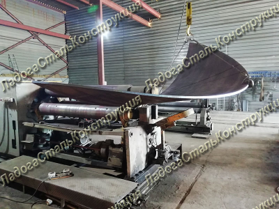 Вальцовка конуса на вальцах