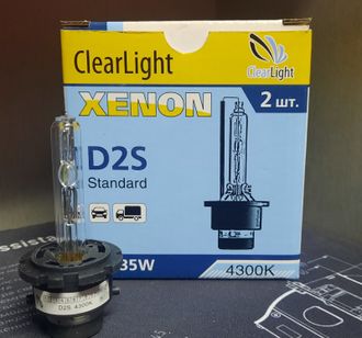 Лампа автомобильная ксеноновая ClearLight LCL D2S 430-STD 12V 35W P32d-2 2 шт.