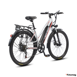 Электровелосипед WHITE SIBERIA CAMRY LIGHT 500W матовый серебристый