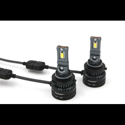 Светодиодные автолампы головного света Aozoom P9/HB3/HB4 (9006/9005) с вентилятором, 12V, 52W, 5500K, чип Korea WT52 (2шт)