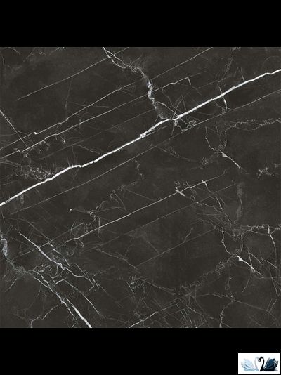 Керамогранит Zerde Tile Royal black 60х60 см глянцевый