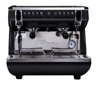 Кофемашина Nuova Simonelli Appia Life Compact 2 Gr V black высокие группы, экономайзер, автомат, черная