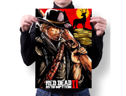 Плакат RED DEAD REDEMPTION 2,РЕД ДЕАД РЕДЕМПТИОН 2 №2